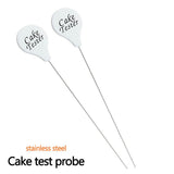 Stainless Steel Cake Tester Reusable Metal Cake Probe Cake Testing Needle - Rear View