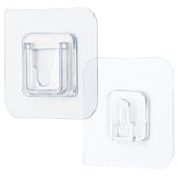 5 Pcs Wall Mounted Holder Strong Adhesive Hanger Punch Free Hanging Hook for Home Bathroom