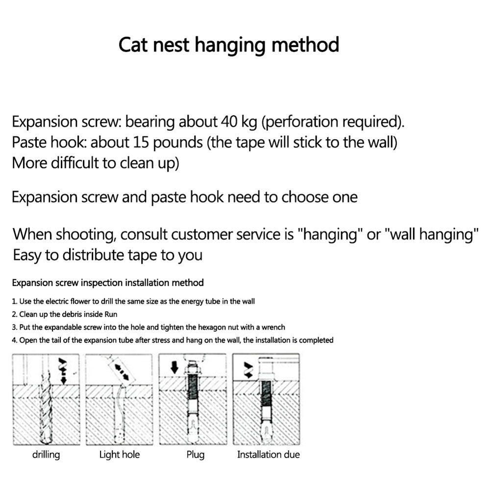 Macrame Cat Hammock Hanging Woven Cat Bed Macrame Wall Decoration