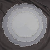 6pcs/set 3 Tier Cake Stand Silicone Resin Tray Molds DIY Irregular Mold Home Decoration Craft