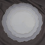 6pcs/set 3 Tier Cake Stand Silicone Resin Tray Molds DIY Irregular Mold Home Decoration Craft