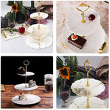 6pcs/set 3 Tier Cake Stand Silicone Resin Tray Molds DIY Irregular Mold Home Decoration Craft - Top-Down View