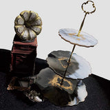 6pcs/set 3 Tier Cake Stand Silicone Resin Tray Molds DIY Irregular Mold Home Decoration Craft - 45-Degree Angle