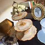 6pcs/set 3 Tier Cake Stand Silicone Resin Tray Molds DIY Irregular Mold Home Decoration Craft - Close-Up Angle