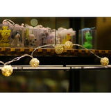 20LED Rattan Ball String Lights Romantic Decorative Fairy Light for Outdoor Indoor