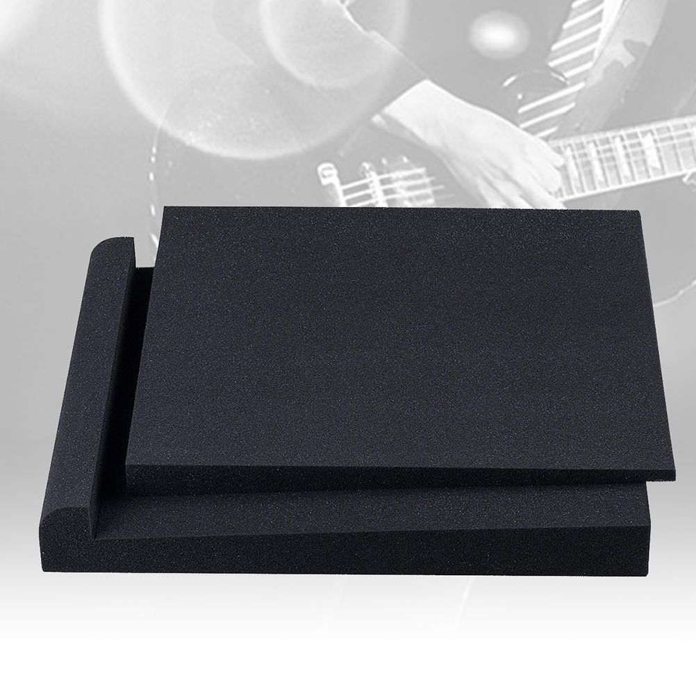 2Pcs Studio Monitor Isolation Pads High Density Acoustic Foam