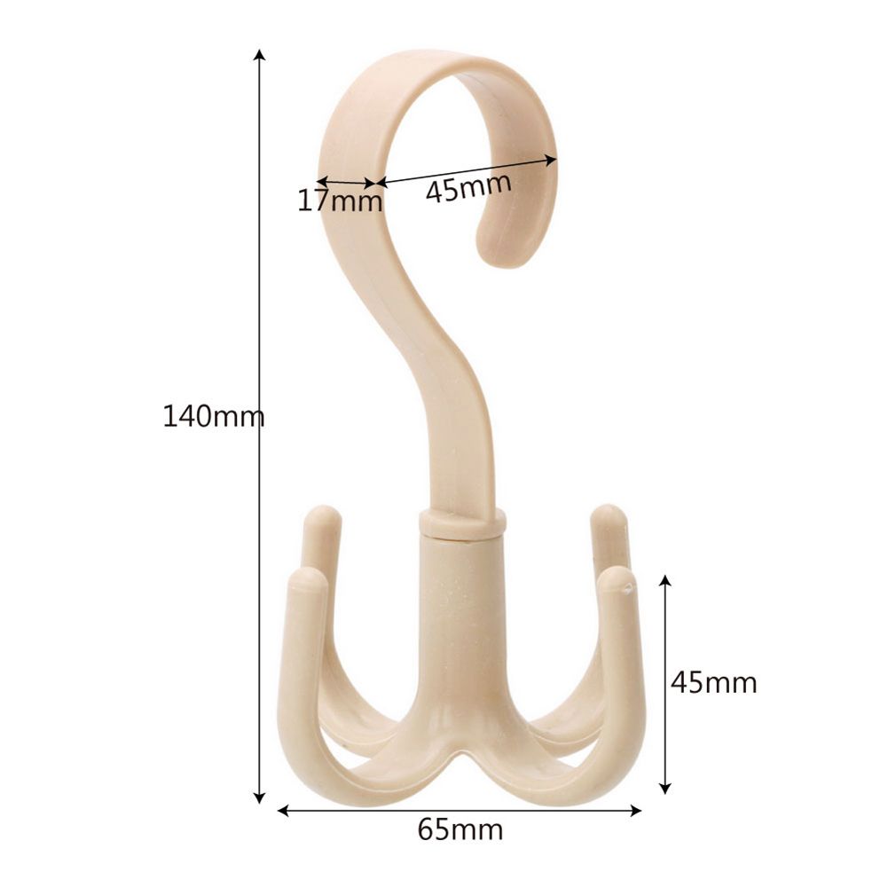 Handbag Bag Holder Space Saving Hanger Cabinets Clothes Rack 360 Degree Rotation Shoes Belt Scarf Hanging Rack
