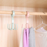 Handbag Bag Holder Space Saving Hanger Cabinets Clothes Rack 360 Degree Rotation Shoes Belt Scarf Hanging Rack