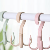 Handbag Bag Holder Space Saving Hanger Cabinets Clothes Rack 360 Degree Rotation Shoes Belt Scarf Hanging Rack - Rear View