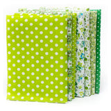 7Pcs Assorted Fat Quarter Bundle Quilt Quilting Cotton Fabric Sewing DIY Set
