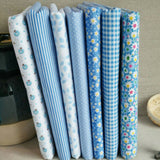 7Pcs Assorted Fat Quarter Bundle Quilt Quilting Cotton Fabric Sewing DIY Set
