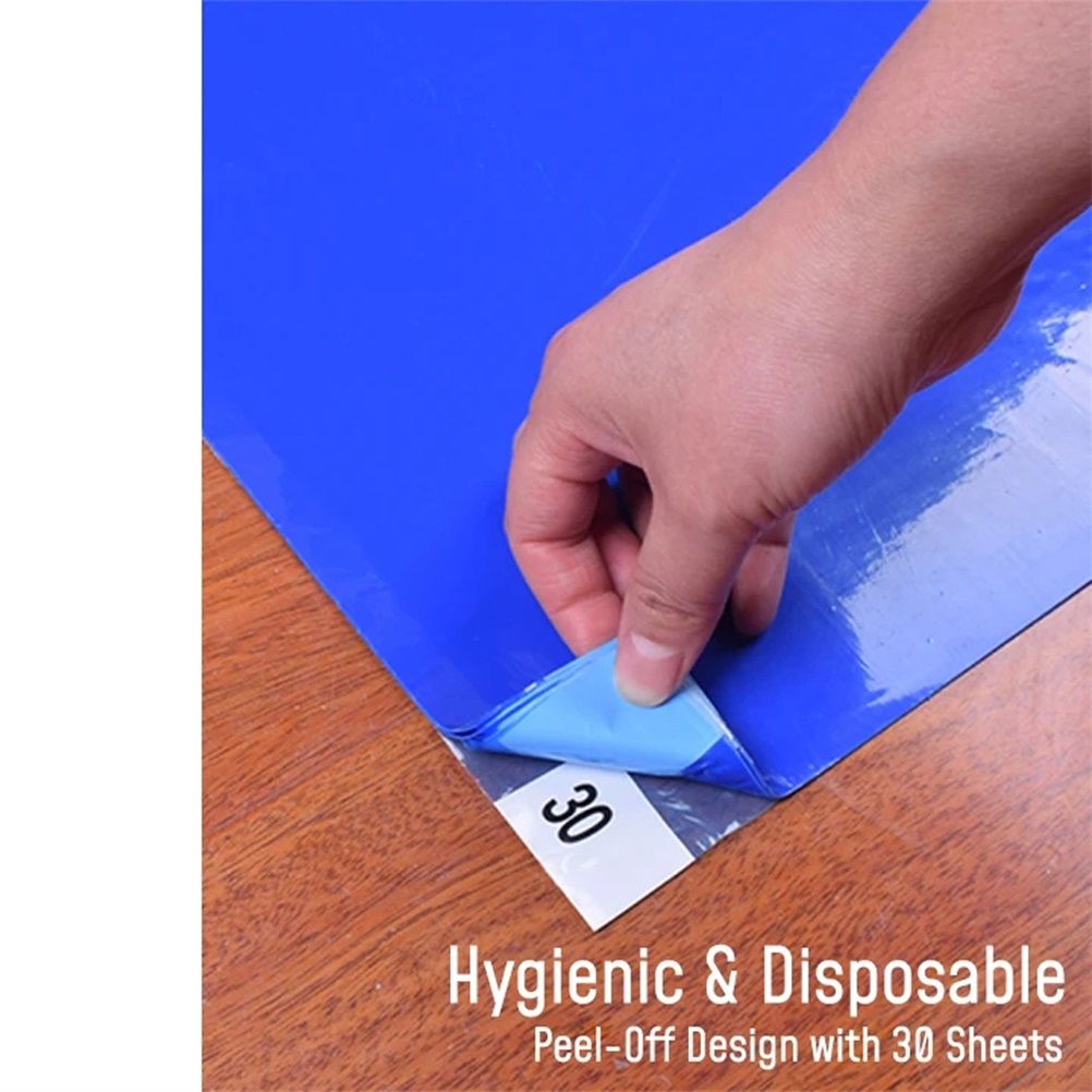 Antibacterial Floor Mat Highly Adhesive Dust Free Mat Tearable Cleaning Mat