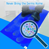 Antibacterial Floor Mat Highly Adhesive Dust Free Mat Tearable Cleaning Mat - Rear View