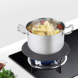 Gas Stove Heat Conduction Plate Household Pan Bottom Heat Collection Plate for Household Kitchen Cookware Pot Protection - Low Angle