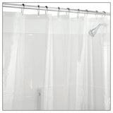12PCS Antirust Double Glide Shower Curtain Hooks for Bathroom Shower Rods Curtains - 45-Degree Angle
