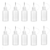 6Pcs 30ml Needle Tip Glue Bottle DIY Paper Art Quilling Tool Bottle Needle Bottle Applicator - Low Angle