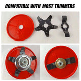 Trimmer Head Weeding Tray Manganese Steel Weeding Tray Lawn Mower Accessories - Top-Down View