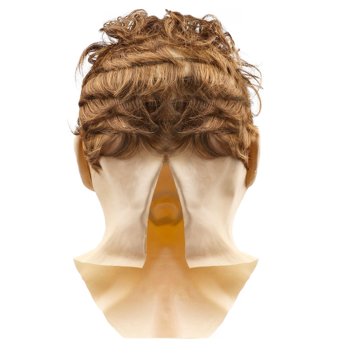 Halloween Latex Young Man Face Cover Headgear for Masquerade Halloween Headgear Prop