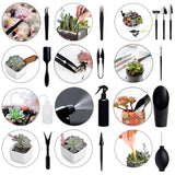 15PCS Heavy Duty Garden Tools Mini Gardening Hand Tools Set Gardening Tool Set Gardening Gifts - 45-Degree Angle