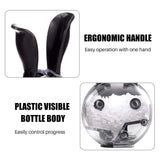 Salt and Pepper Grinder Mini Manual Spice Grinder Multifunctional Kitchen Tools Black Rabbit Ears Design Abrader