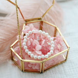 Flip Love Heart Shaped Geometric Glass Jewelry Box Glass Ring Box Multifunctional Jewelry Display Box