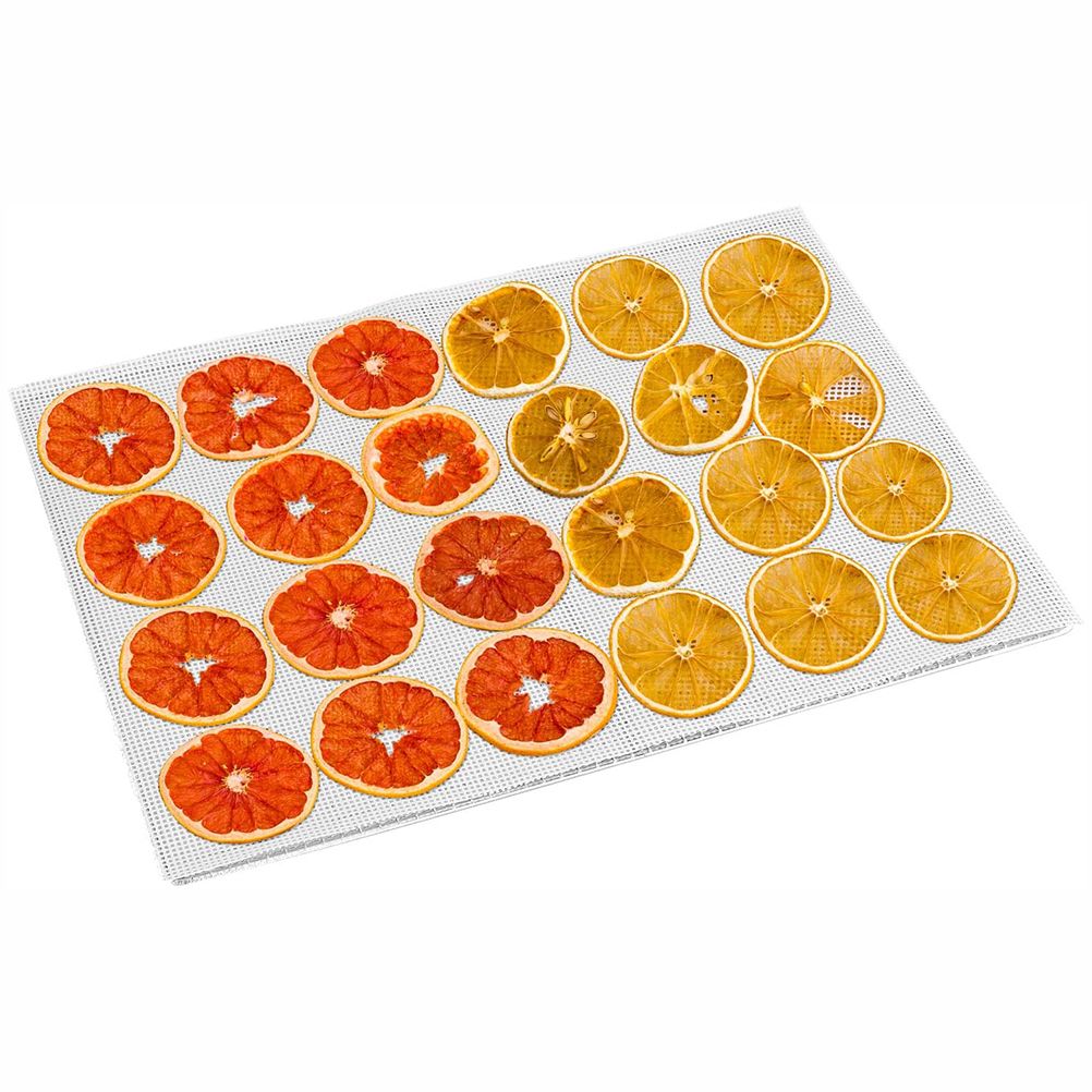 Kitchen Non Stick Silicone Dehydrator Sheets for Fruit Reusable Food Dehydrator Sheets Dryer Mesh