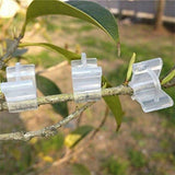 100Pcs/Set Plants Grafting Clips Garden Vine Grafting Clip Gardening Tools - Top-Down View
