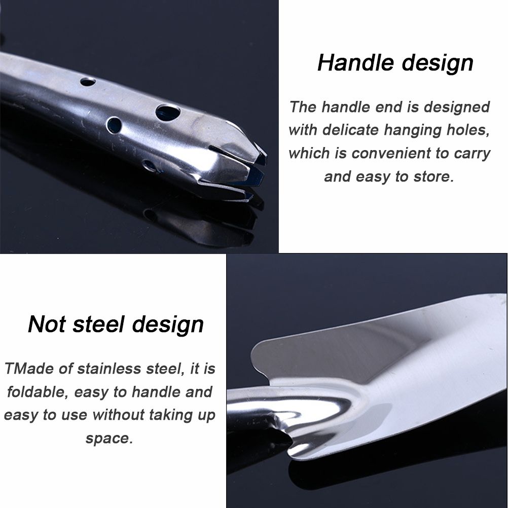 Stainless Steel Garden Trowel Potting Soil Scoop Hand Shovel Tool Soil Diggers for Gardening Planting Seedlings