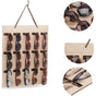 Hanging Sunglasses Organizer Wall Mounted 15 Slots Glasses Storage Organizer Holder