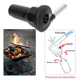 Mini Electric Blower Portable Electricity Barbecue Fan for Outdoor Camping Hiking - Front View