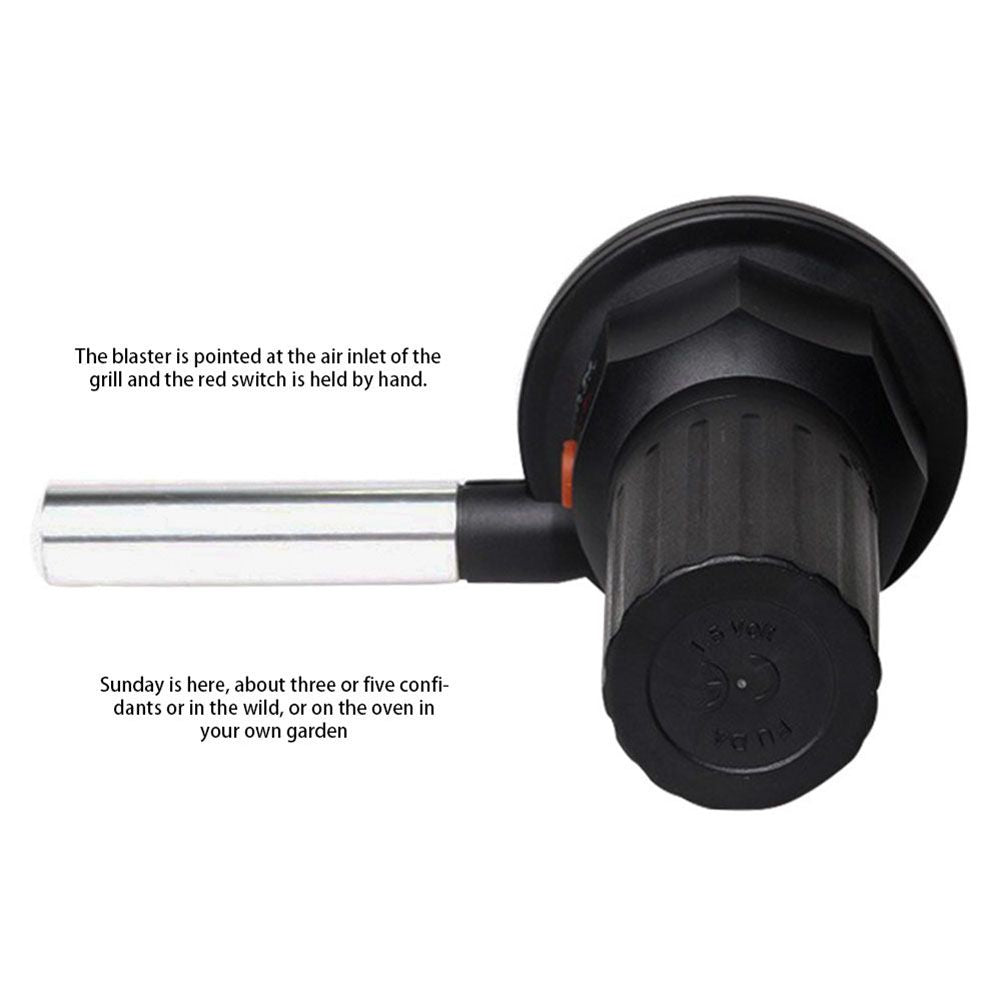 Mini Electric Blower Portable Electricity Barbecue Fan for Outdoor Camping Hiking