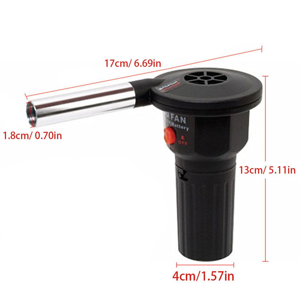 Mini Electric Blower Portable Electricity Barbecue Fan for Outdoor Camping Hiking