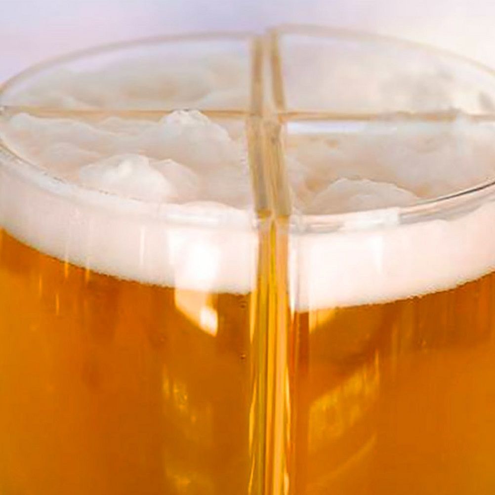 4 in 1 Acrylic Beer Mug 4PCS Beer Mug Party Holiday Birthday Supplies Drink Beer Mug