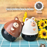 Bear Kitchen Timer Mechanical Kitchen Timer Clock Multipurpose Lovely Kitchen Cooking Tools