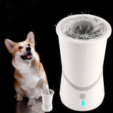 Pet Foot Washer USB Charging Automatic Dog Paw Cleaner Silicone Pet Foot Washing Cup for Dogs Cats