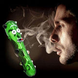 Cucumber Shape Design Glasses Pipe Party Funny Smoking Filter Tool - 45-Degree Angle