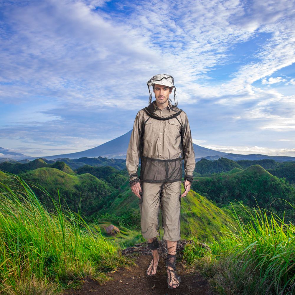 Unisex Ultra Fine Mesh Anti Mosquito Suit for Summer Outdoor Activities