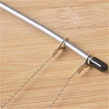 1PC Stainless Steel Adjustable Wire Cake Cutter Grater Leveler DIY Cake Baking Tool Cake Scraper - Extra Image