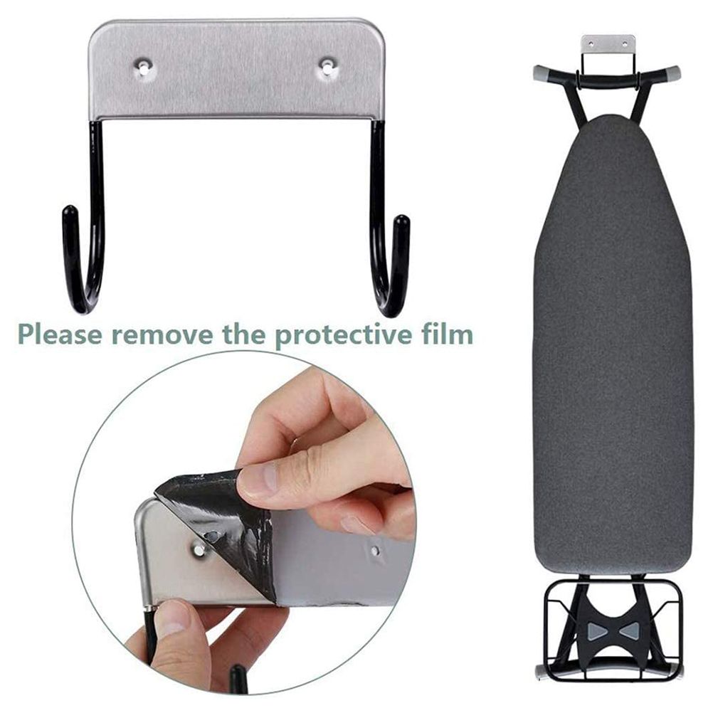 Wall Mount Ironing Board Holder Ironing Stainless Steel Board Wall Holder Wall Hanger No Ironing Board