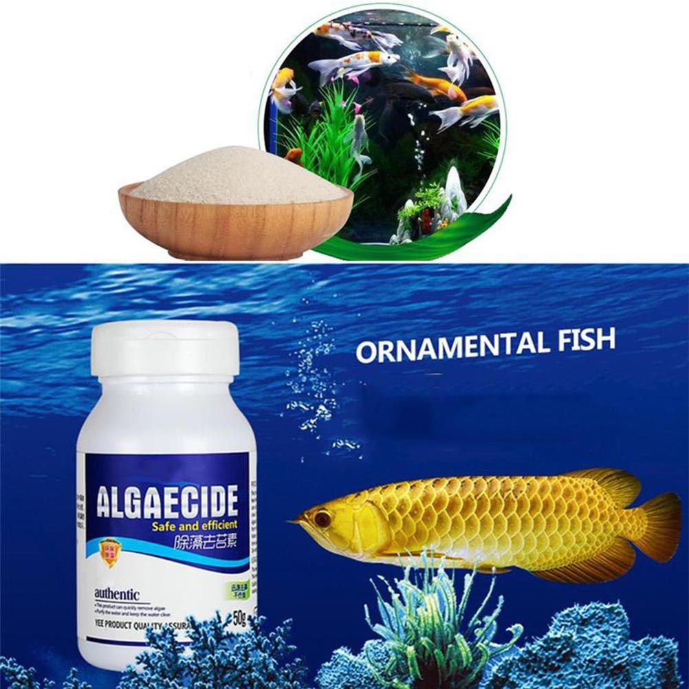 50g Aquarium Algaecide Fish Tank Algae Remover Aquarium Water Cleaner