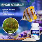 50g Aquarium Algaecide Fish Tank Algae Remover Aquarium Water Cleaner - Side View