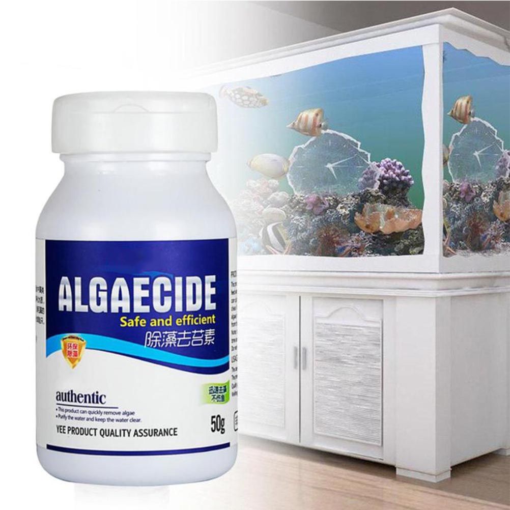 50g Aquarium Algaecide Fish Tank Algae Remover Aquarium Water Cleaner