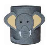 Cartoon Felt Storage Bucket Children's Toys Dirty Clothes Storage Bag Multifunctional Practical Laundry Basket
