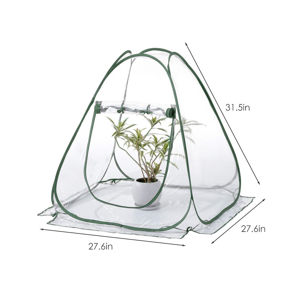 Portable PVC Warm Garden Tier Mini Household Plant Greenhouse Cover Transparent Winter Tent