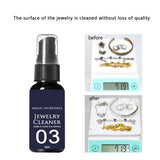 30ml Anti Tarnish Silver Jewelry Polishing Cleaner Cleaning Spray Useful Tool - Low Angle