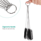 Bottle Cleaning Brush Hardware Tattooing Equipment Tool Brush Multipurpose Durable Stainless Steel Cleaning Brush - Top-Down View