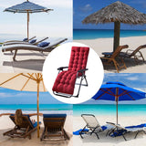 Patio Chaise Lounge Cushions Sun Lounger Cushions Pad Lounge Chair Cushion for Travel Holiday Indoor Outdoor