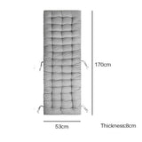 Patio Chaise Lounge Cushions Sun Lounger Cushions Pad Lounge Chair Cushion for Travel Holiday Indoor Outdoor