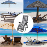 Patio Chaise Lounge Cushions Sun Lounger Cushions Pad Lounge Chair Cushion for Travel Holiday Indoor Outdoor