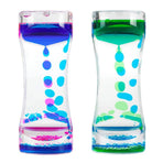 Colorful Liquid Timer Anxiety Relief Toys Liquid Motion Timer Bubble Timer Oil Hourglass Toys for Kids and Adults